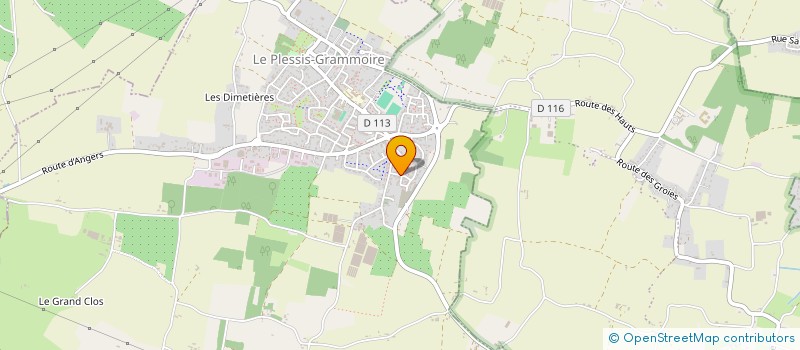 localisation de l'entreprise RNE GESTION  LE PLESSIS-GRAMMOIRE