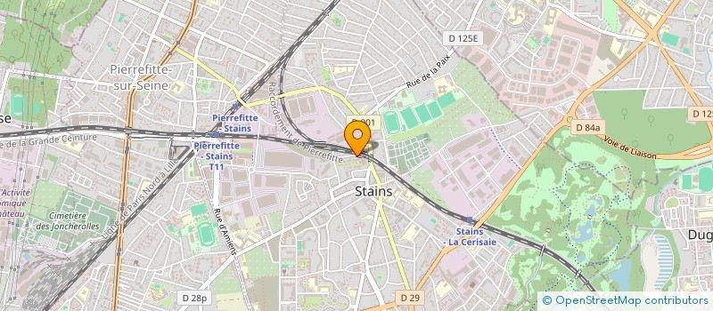 localisation de l'entreprise RNF à STAINS