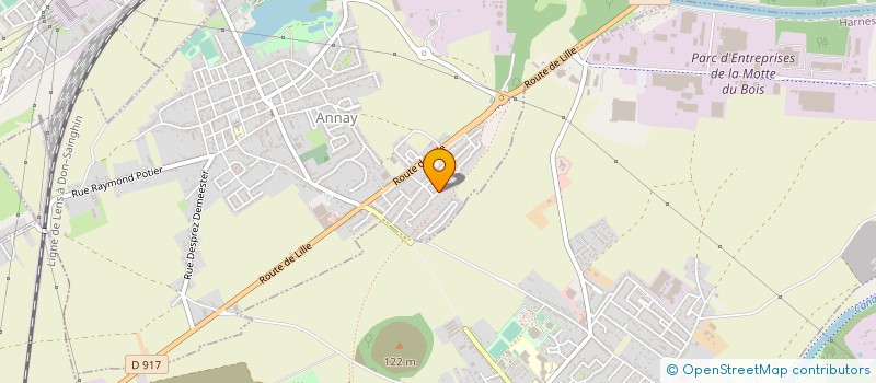 localisation de l'entreprise RNFM  ANNAY