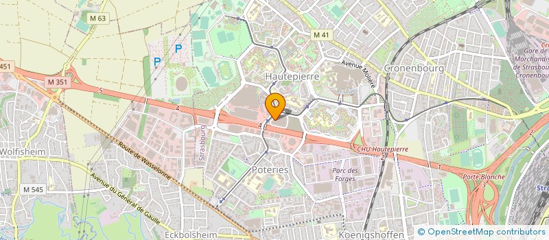 localisation de l'entreprise RNJ à STRASBOURG