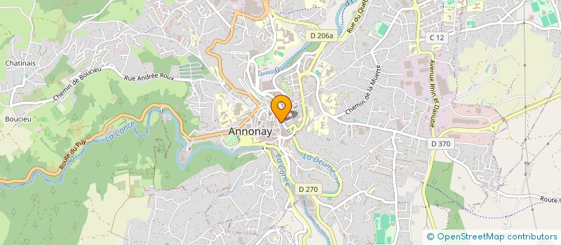 localisation de l'entreprise RNK à ANNONAY