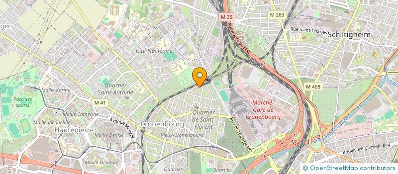 localisation de l'entreprise RNK DIAGNORISK à STRASBOURG