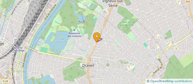 localisation de l'entreprise RNK LOCATION à DRAVEIL