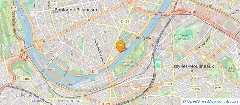 localisation de l'entreprise RNK TRANSPORTS à BOULOGNE-BILLANCOURT
