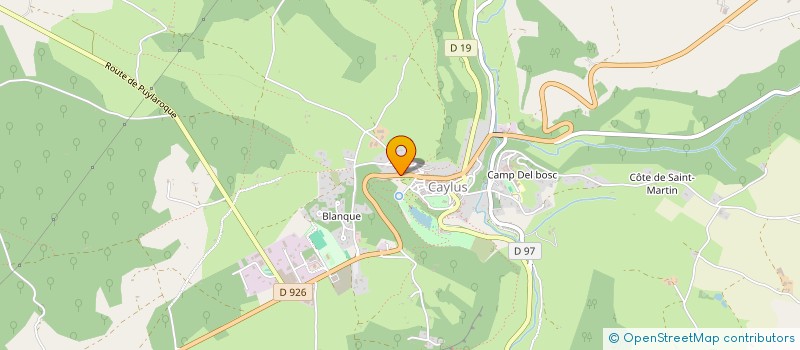 localisation de l'entreprise RNLM  CAYLUS