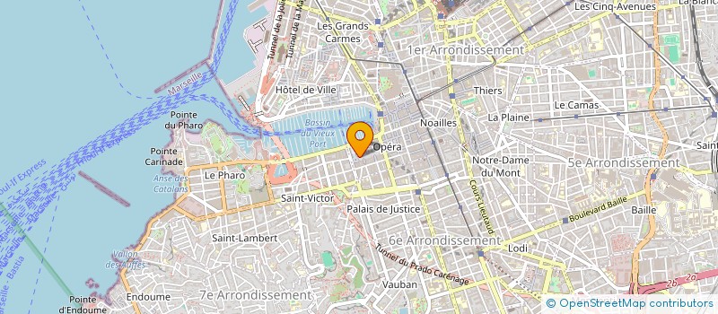 localisation de l'entreprise RNM à MARSEILLE