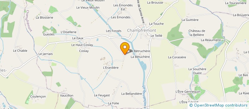 localisation de l'entreprise RNM  CHAMPFREMONT