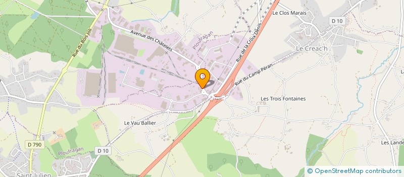 localisation de l'entreprise RNP VISION à TREGUEUX