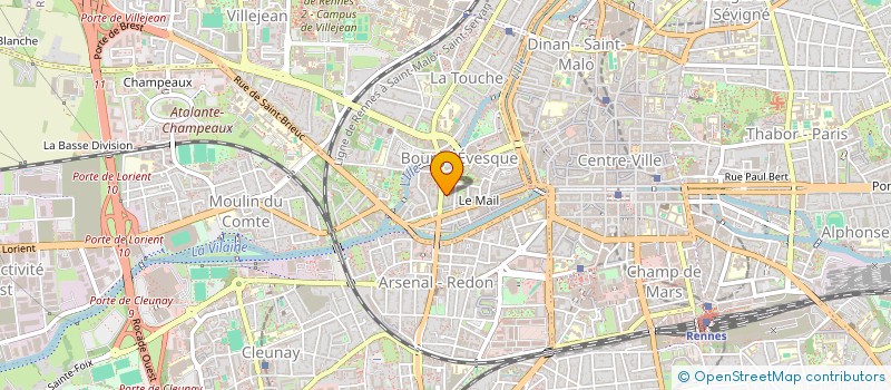 localisation de l'entreprise RNS BERTRAND  RENNES
