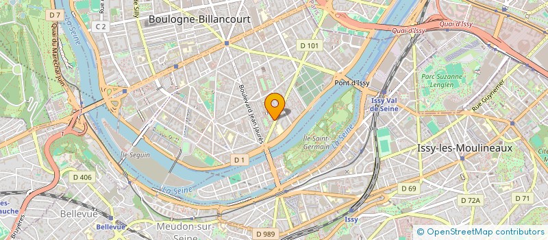 localisation de l'entreprise RNSG à BOULOGNE-BILLANCOURT