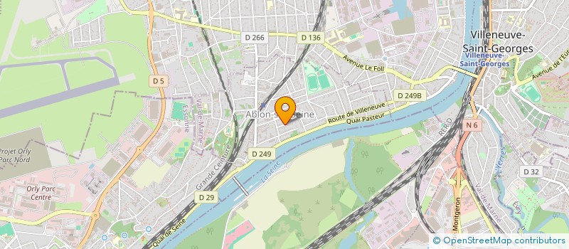 localisation de l'entreprise RNT IMMO  ABLON-SUR-SEINE