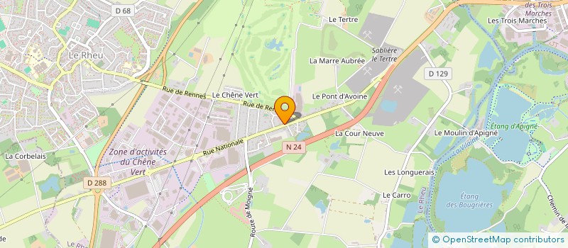 localisation de l'entreprise RNT MELTING POT INVESTISSEMENT à LE RHEU