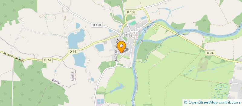 localisation de l'entreprise RNTC  CHEFFES