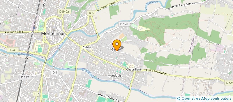 localisation de l'entreprise RNTK à MONTELIMAR