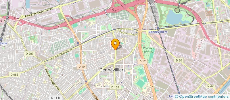 localisation de l'entreprise RNW à GENNEVILLIERS