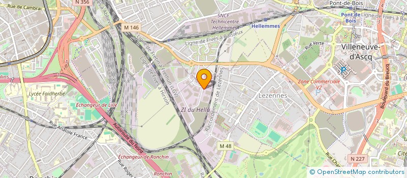 localisation de l'entreprise RNZ EXPRESS à LEZENNES