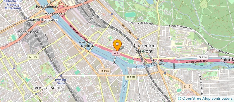 localisation de l'entreprise RO&CO à CHARENTON-LE-PONT
