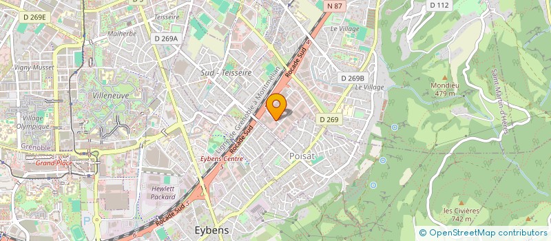 localisation de l'entreprise RO.DA.LO  SAINT-MARTIN-D'HERES