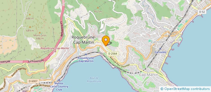 localisation de l'entreprise RO.IM à ROQUEBRUNE-CAP-MARTIN