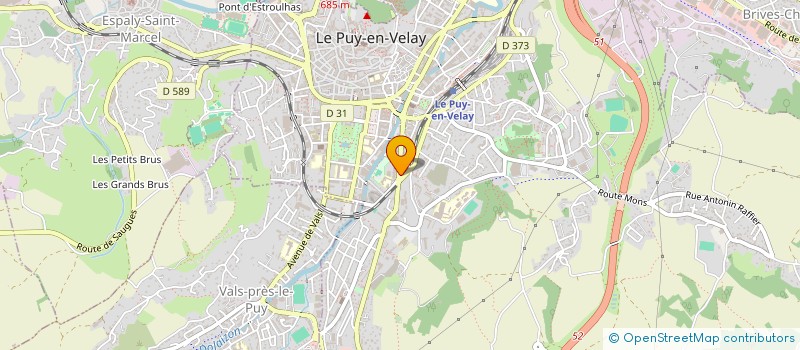 localisation de l'entreprise RO IMMO  LE PUY-EN-VELAY