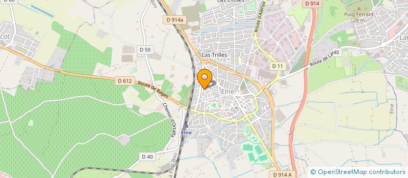 localisation de l'entreprise RO MA  ELNE