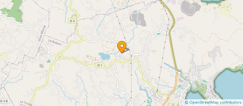 localisation de l'entreprise RO.MA.BAT.  LE ROBERT