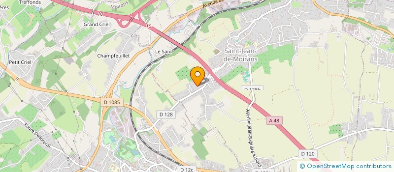 localisation de l'entreprise RO.MA SERVICE  MOIRANS