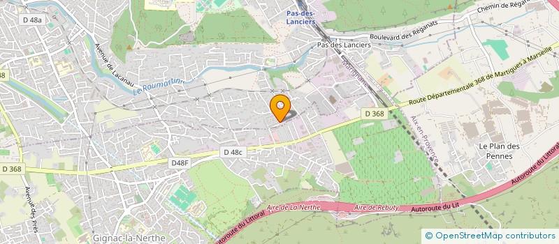 localisation de l'entreprise RO'MAIN VERTE  MARIGNANE