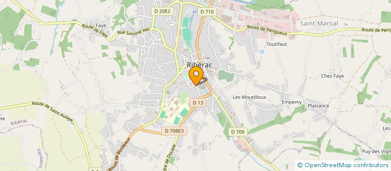 localisation de l'entreprise RO NA FIL  RIBERAC