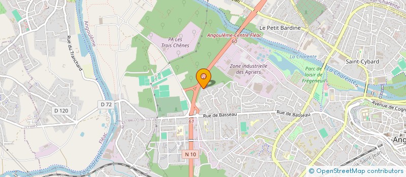 localisation de l'entreprise RO SA MA RI à ANGOULEME