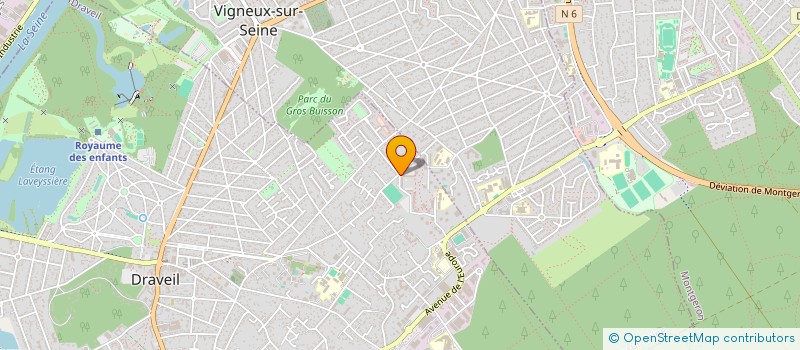 localisation de l'entreprise RO - SECURITE à DRAVEIL