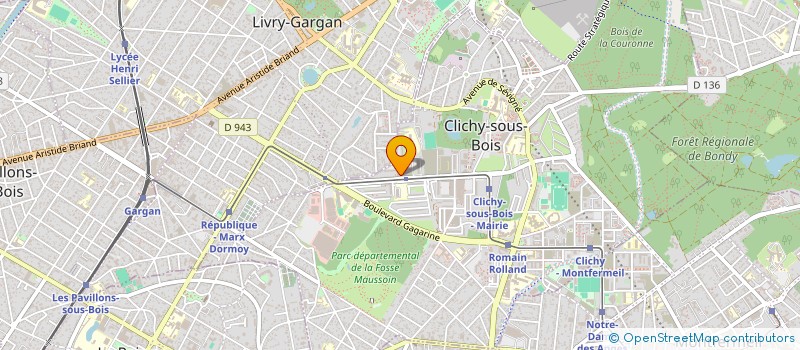 localisation de l'entreprise RO SERVICES à CLICHY-SOUS-BOIS