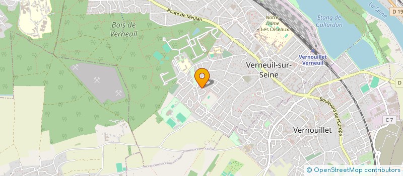 localisation de l'entreprise RO STUDIO  VERNEUIL-SUR-SEINE