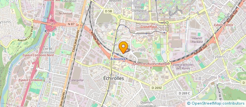 localisation de l'entreprise RO-SY  ECHIROLLES