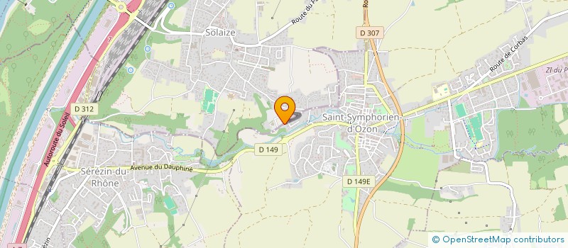 localisation de l'entreprise RO2P IMMO  SAINT-SYMPHORIEN-D'OZON