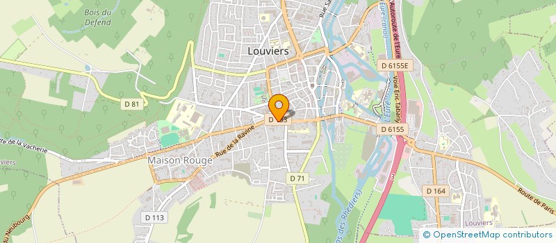 localisation de l'entreprise ROA FOOD ADDICT  LOUVIERS