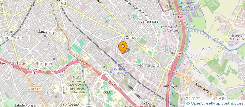 localisation de l'entreprise ROA TRANSPORT à TOULOUSE