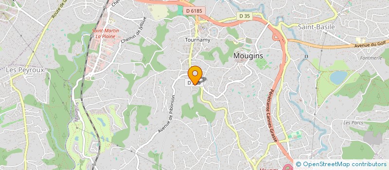 localisation de l'entreprise ROA VETCREDO à MOUGINS