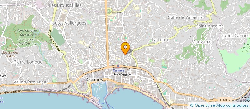 localisation de l'entreprise ROAD 06 à CANNES