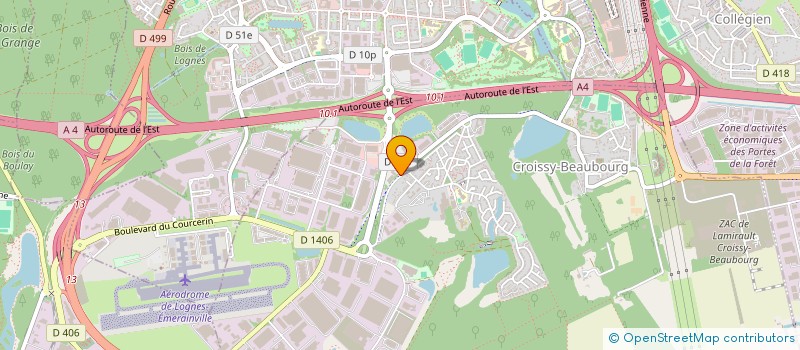 localisation de l'entreprise ROAD  CROISSY-BEAUBOURG