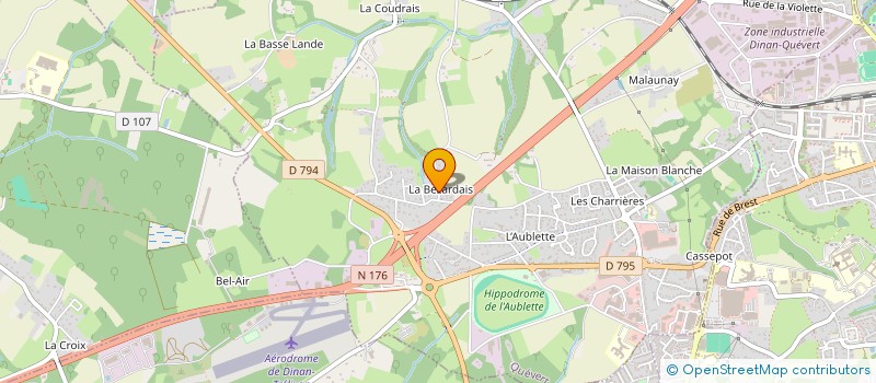 localisation de l'entreprise ROAD'ARMOR  QUEVERT