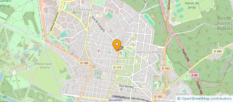 localisation de l'entreprise ROAD-AS  LE CHESNAY-ROCQUENCOURT