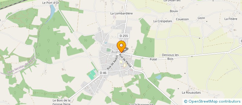 localisation de l'entreprise ROAD COMEDIE  AVESSAC