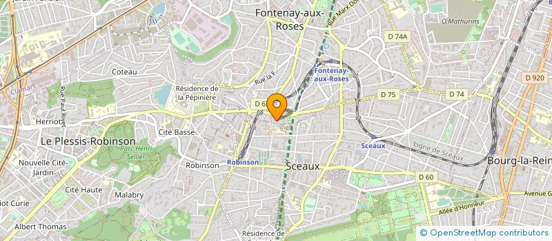 localisation de l'entreprise ROAD CONNECT à FONTENAY-AUX-ROSES