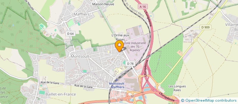 localisation de l'entreprise ROAD DRIVER PREMIUM  MONTSOULT