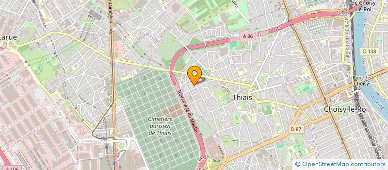 localisation de l'entreprise ROAD EVENT  VITRY-SUR-SEINE