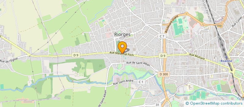 localisation de l'entreprise ROAD'IMMO à RIORGES