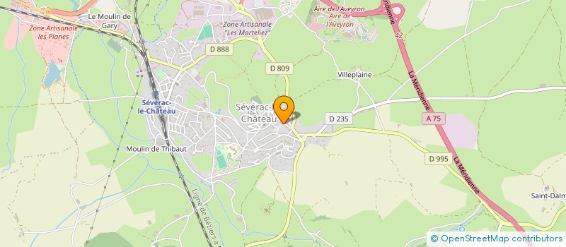 localisation de l'entreprise ROAD INTERNATIONAL SYSTEM  SEVERAC D'AVEYRON