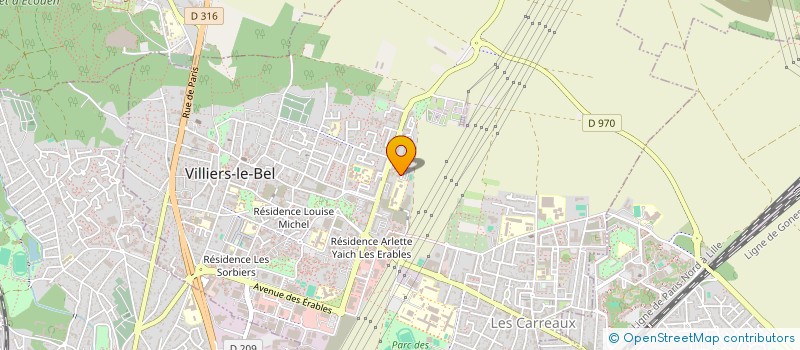 localisation de l'entreprise ROAD LUXURY  VILLIERS-LE-BEL