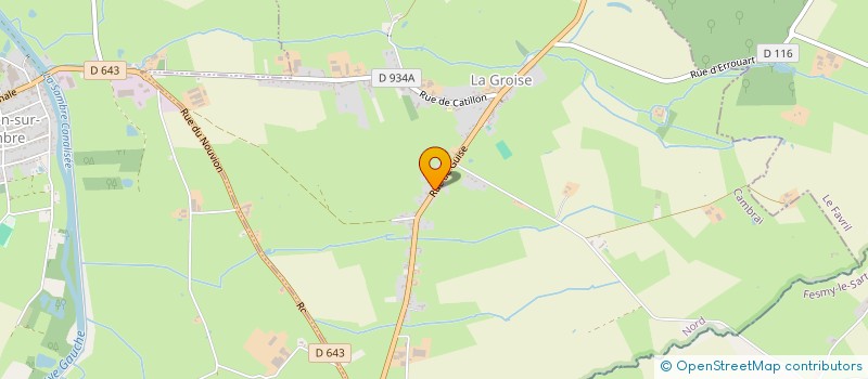 localisation de l'entreprise ROAD OF SOUND  LA GROISE